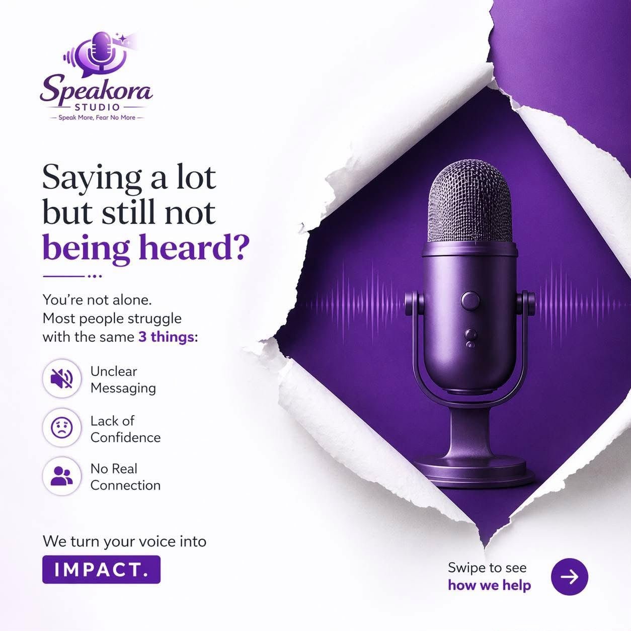 Frustration with not being heard